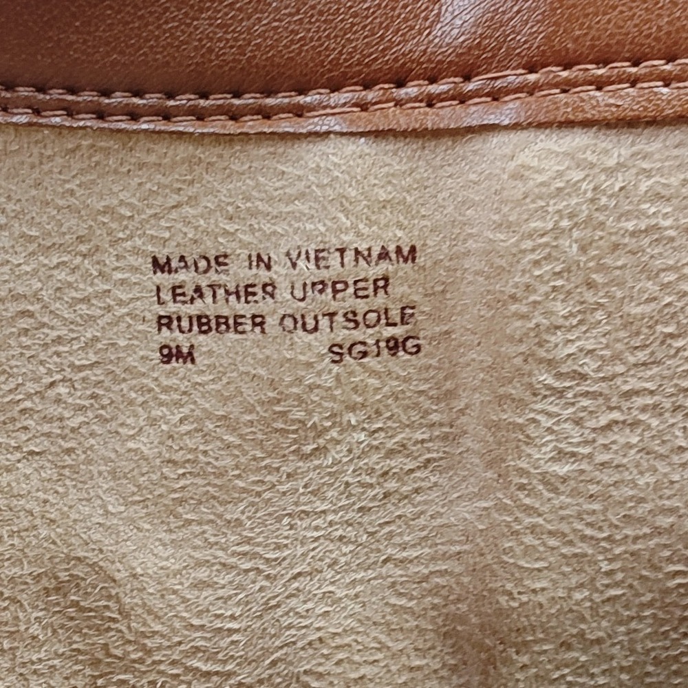 Michael Kors Kincaid Ankle Boots Brown Leather Studded Block Heel Logo 9M - Picture 9 of 9